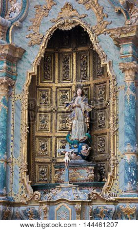 Mother Mary In Aveiro Carthedral, Portugal