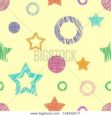 Seamless Vector Hand Drawn Pattern