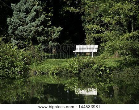 the Castle huelshoff in the german muensterland