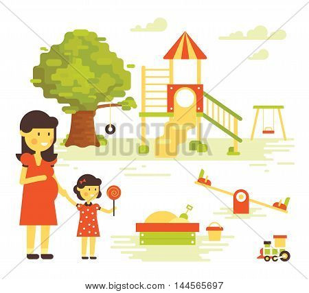 Family-children-playground