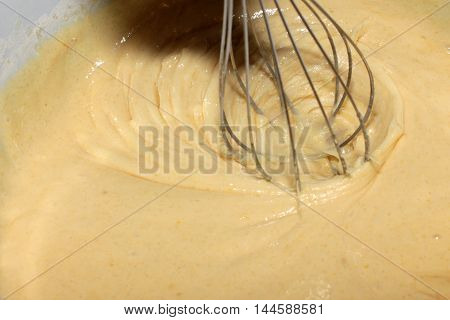 patterns on the surface under test whipping blender
