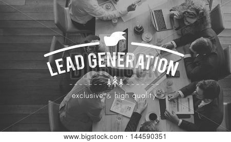 Lead Generation Marketing Consumer Interest Concept