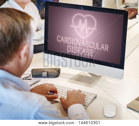 Cardiac Cardiovascular Disease Heart Graphic Concept