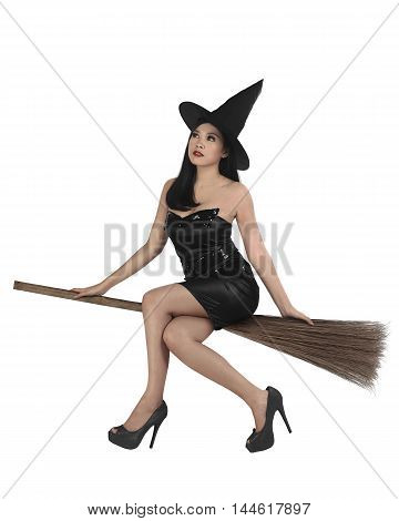 Beauty Of Young Asian Witch Woman