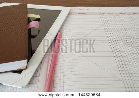 notebook monthly income and expenses plan personal