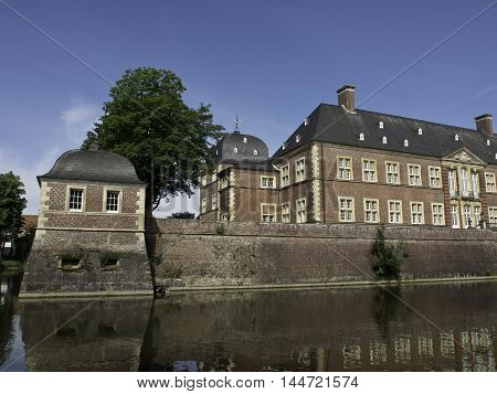 the Castle of Ahaus in the german muensterland