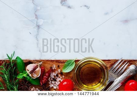 Olive Oil And Ingredients