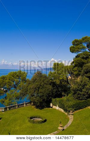 Miramare Park zahrada Prohlédni - Trieste, Itálie