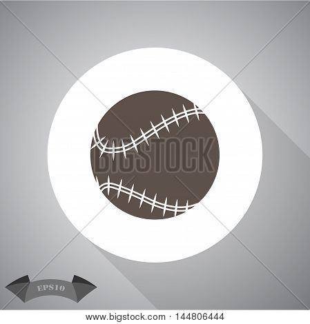 Baseball sport vector icon for web and mobile
