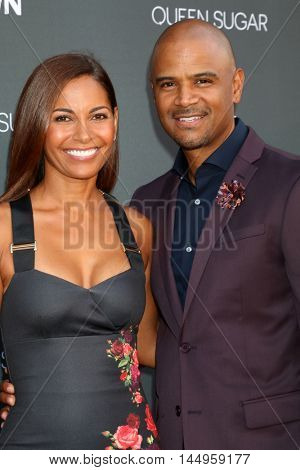 LOS ANGELES - AUG 29:  Salli Richardson-Whitfield, Dondre Whitfield at the Premiere Of OWN's 