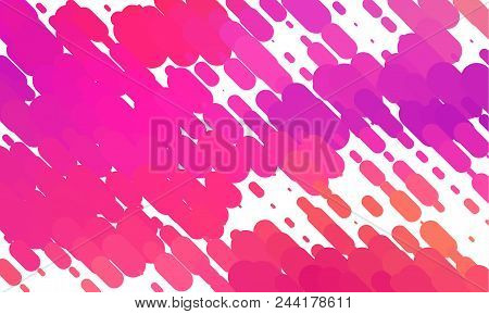 Light Geometric Background. Light, Translucent, Transparent Ovals, Ellipses With Overlapping. Vector