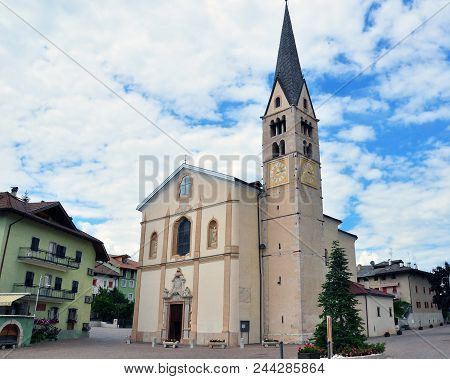 Church In The Street Of Smarano Village