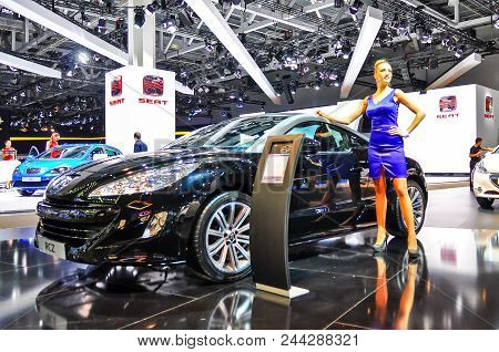Russia, Moscow, Expocentre, 29 August - 9 September 2012: Peugeot Rcz At 4th Moscow International Au