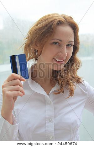 Business-naisen muotokuva