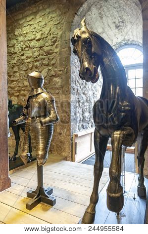 London, Uk - April 2018: Collections Of The Royal Armouries Including Historic Arms And Armours Of P