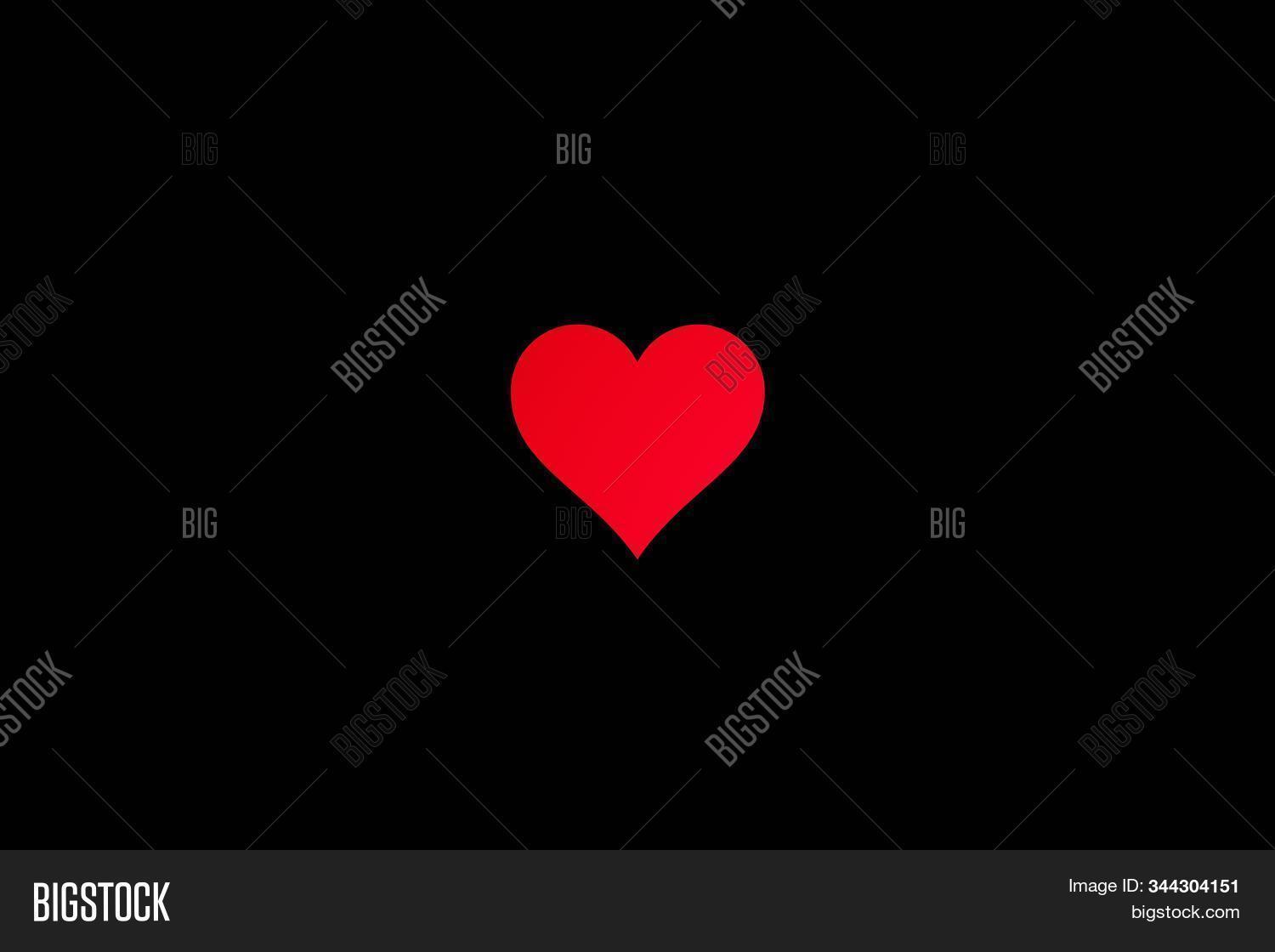 wallpapers Black And Red Heart Background Wallpaper heart image photo free trial bigstock