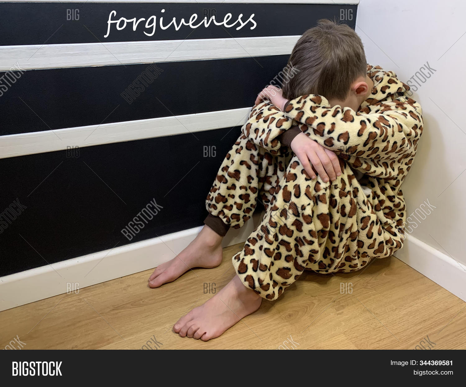 Sad Boy Sitting Corner Image & Photo (Free Trial) Bigstock