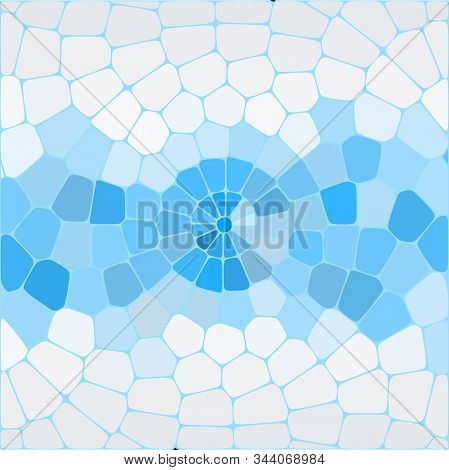 Abstract Vector Background Of Blue Polygons. Element Design