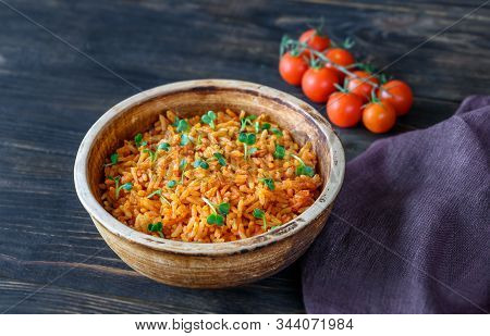 Bowl Of Mexican Rice