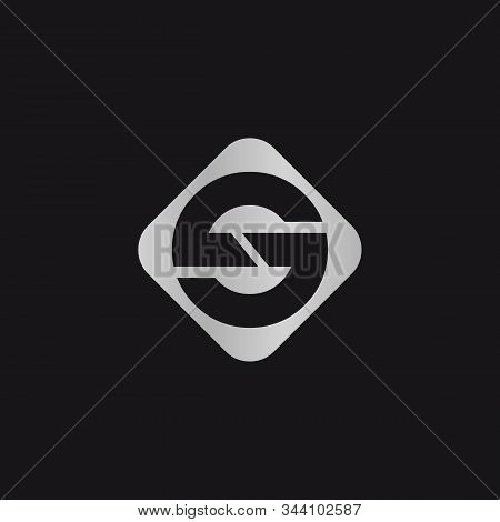 Initial Square Letter S Logo With Modern Typography Vector Template. Creative Abstract Letter S Logo