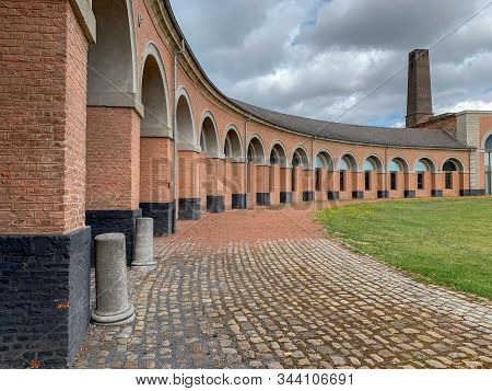 The Grand Hornu, Old Industrial Coal Mining Complex And Company Town In Hornu, Near Mons, Belgium. I