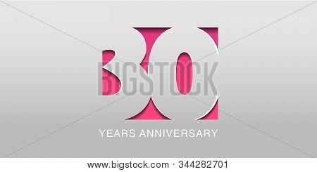 30 Years Anniversary Vector Photo Free Trial Bigstock