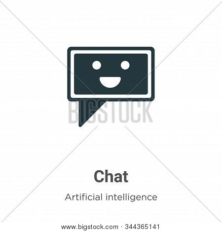 Chat Icon Isolated On Vector Photo Free Trial Bigstock