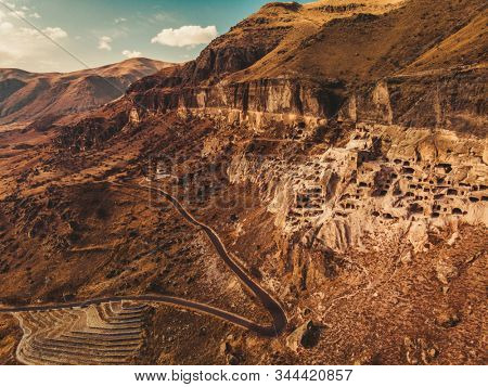 Vardzia cave city-monastery in Georgia