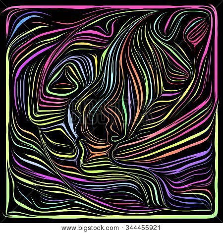 Petals Of Woodcut Design