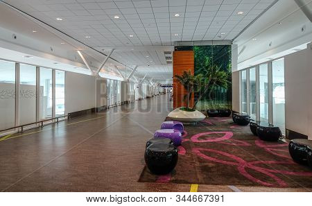 Departure Hall Of Kuala Lumpur Airport