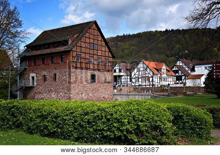 BODENWERDER, GERMANY - April 20, 2016: Baron Munchausen museum in Bodenwerder, Lower Saxony, Germany.