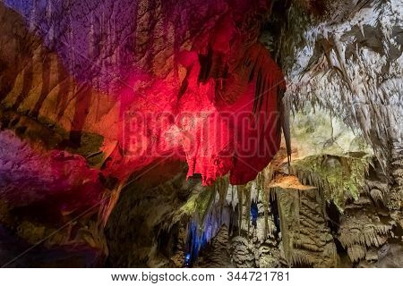 The  Prometheus Cave (also Kumistavi Cave) Near Tskaltubo In The Imereti Region, Georgia