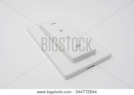 Modern Motion And Light Sensor. For Security Or Home Automation Purposes. Isolated On A White Backgr