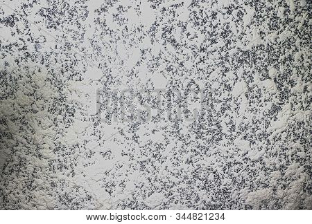 Decorative Decoration Of Facades And Interior, Shagreen Coat Plaster. Embossed Shagreen Texture Of S