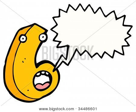 Cartoon Number Six Image & Photo (Free Trial) | Bigstock