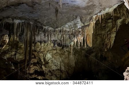 The  Prometheus Cave (also Kumistavi Cave) Near Tskaltubo In The Imereti Region, Georgia