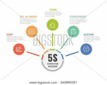 5s Steps Success Icon Vector & Photo (Free Trial) | Bigstock