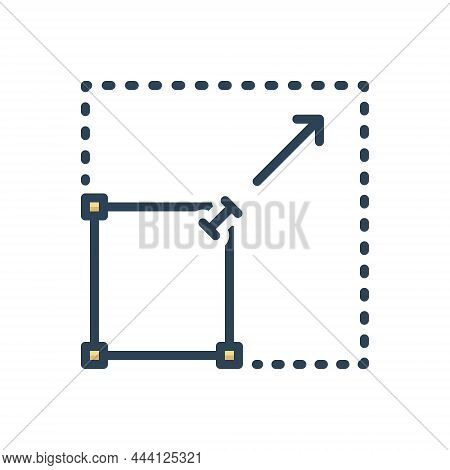Color Illustration Icon For Spread Expansion Elaboration Diffusion Spreading Proliferation Dissemina