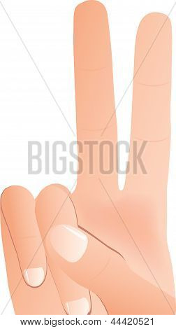 ลงนามสันติภาพ gesturing มือ 10 Vector EPS ของเพศชาย