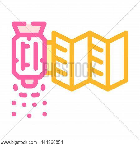 Satellite Technology Color Icon Vector. Satellite Technology Sign. Isolated Symbol Illustration
