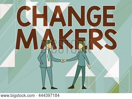 Conceptual Display Changemakers. Conceptual Photo Young Turk Influencers Acitivists Urbanization Fas