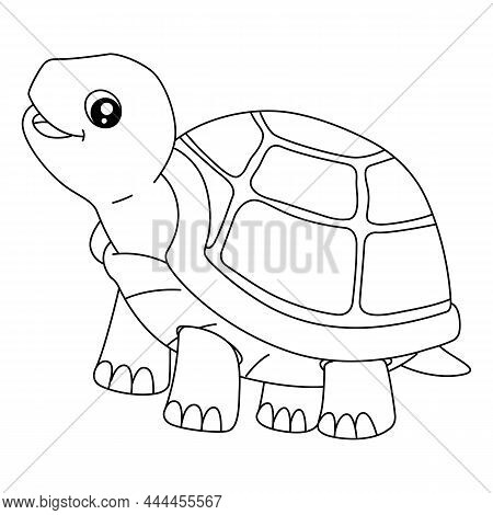 A Cute And Funny Coloring Page Of A Turtle. Provides Hours Of Coloring Fun For Children. To Color, T