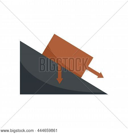 Science Angle Object Gravity Icon. Flat Illustration Of Science Angle Object Gravity Vector Icon Iso