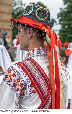 Romania, Timisoara - July 4, 2019: Dancer Man From Romania In Traditional Costume, Present At The In