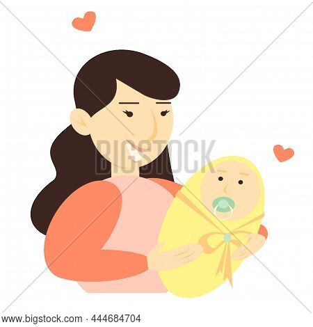 Mother And Child. Birth Of A Child. Become A Mom.