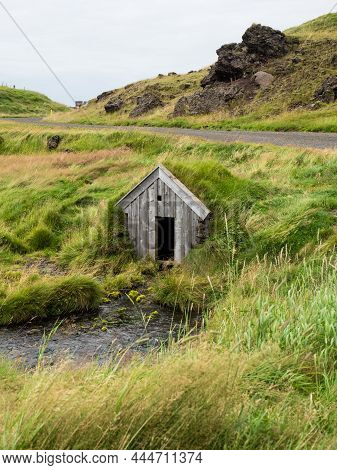 Scenic Landscape At Historic Keldur Farm, Home To One Of The Oldest Turf Houses In Iceland