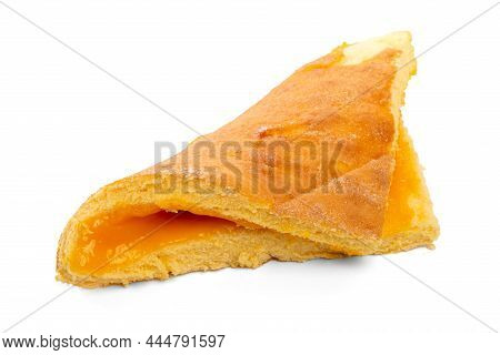 Guardanapo Typical Portuguese Pastry, Isolated On White Background.