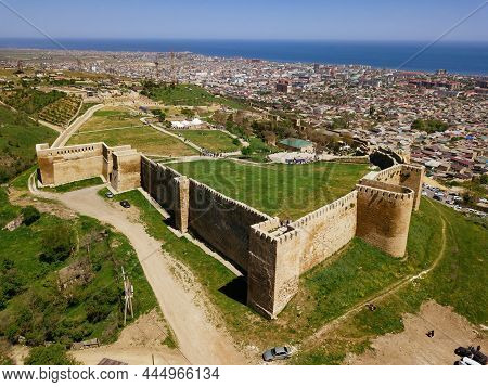 Naryn-kala Fortress In Derbent, Dagestan, Russia, Aerial View