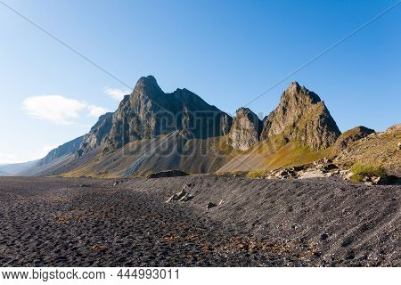 Hvalnes Lava Beach Landscape, East Iceland Landmark
