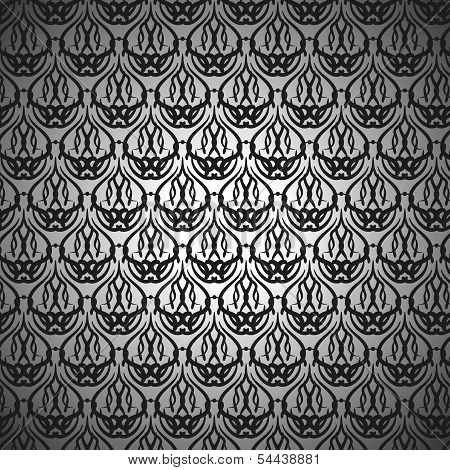 Elegant Black Forged Background